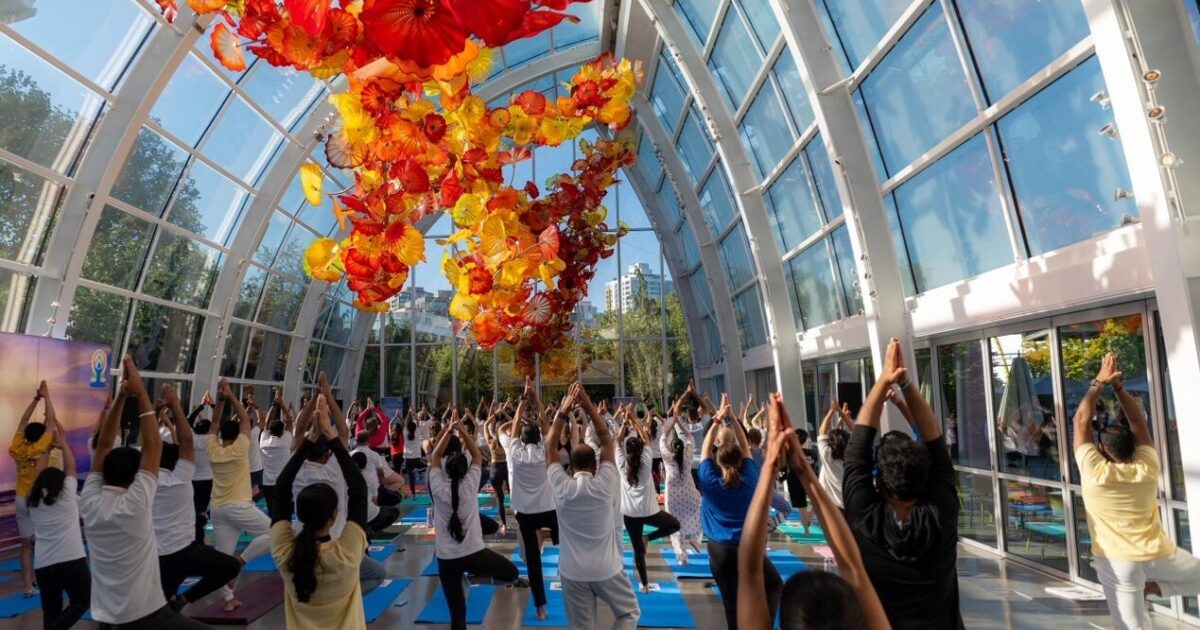 Yoga in the Glasshouse